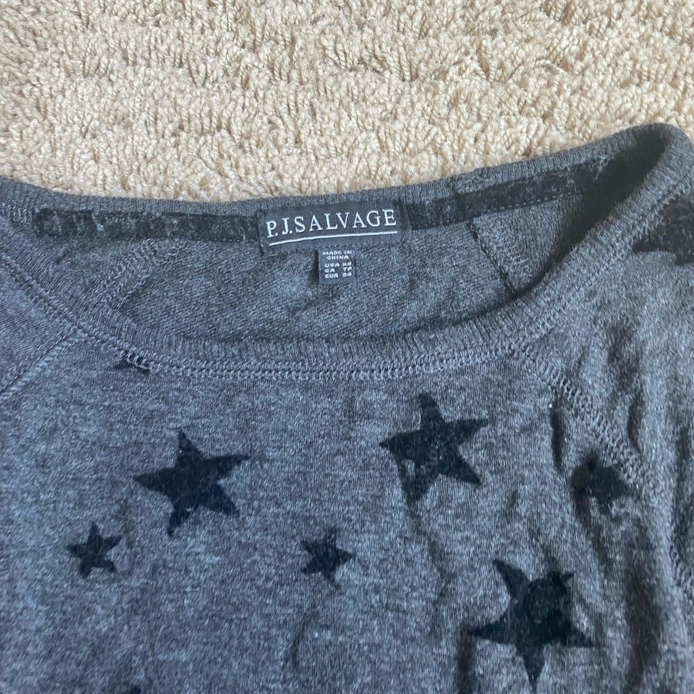 pj salvage black star top